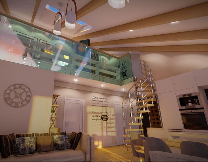 Walk in home VRay
